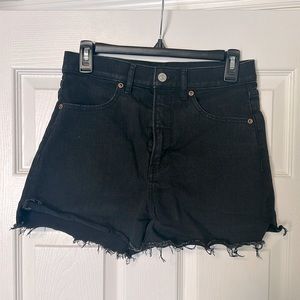 Cut-off Denim Shorts